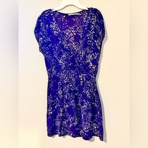 Kimchi Purple silk mini dress